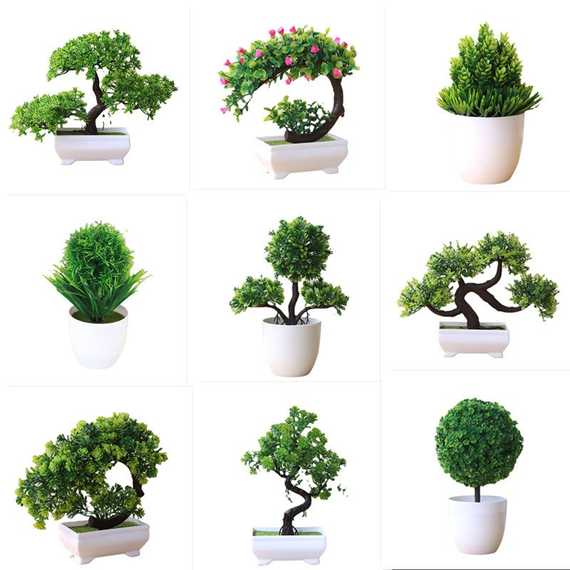 Bonsai Garden Sushi - 1 unidad de plantas artificiales bonsái,