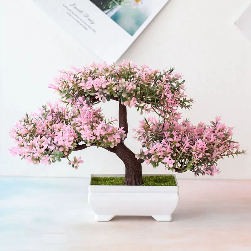 Bonsai Garden Sushi - Plantas artificiales bonsái, plantas falsas, flores,