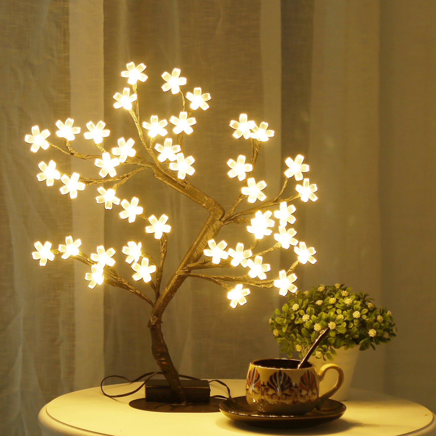 Bonsai Garden Sushi - Luz de árbol de flor de