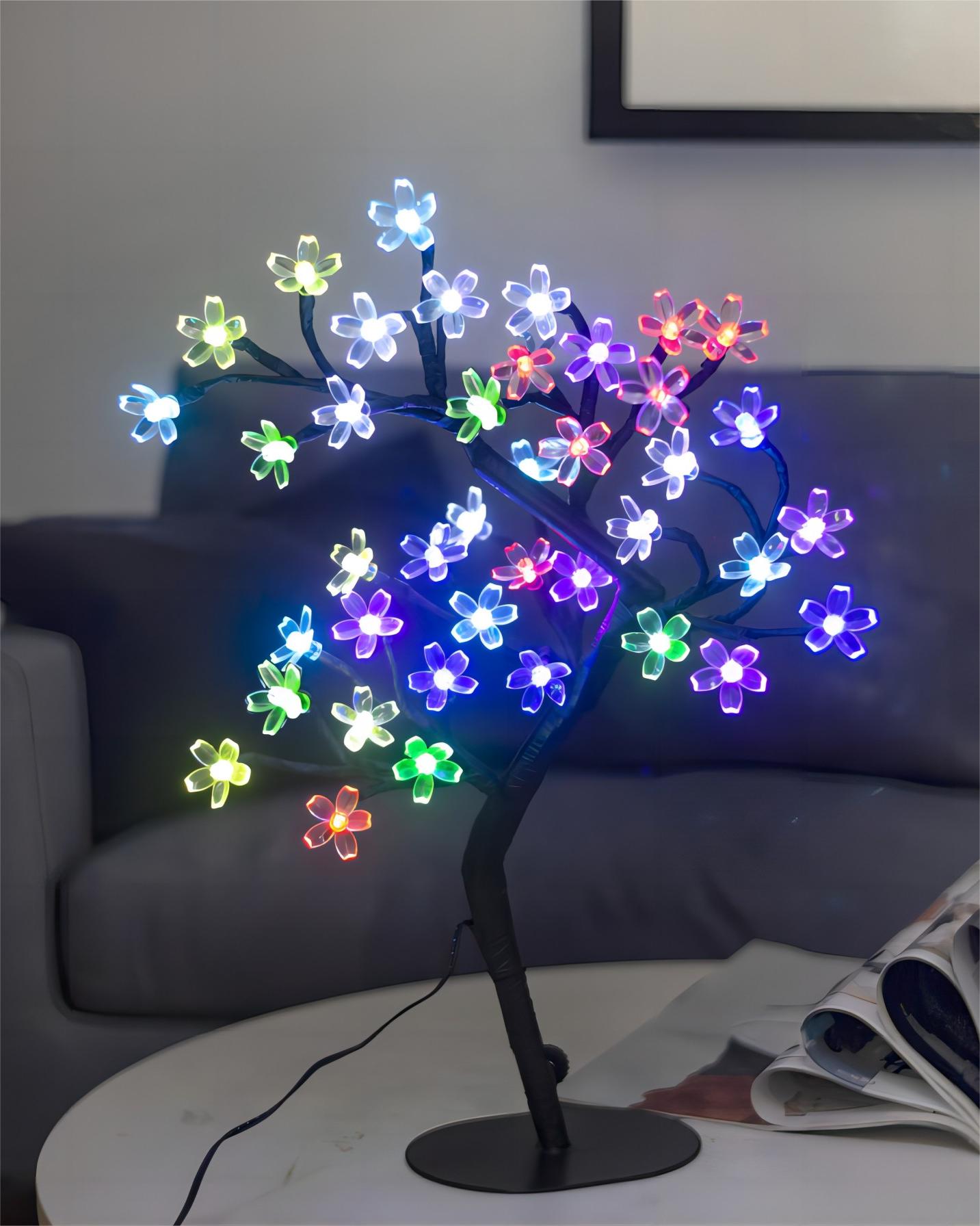 Luz de árbol de flor de cerezo - Bonsai Garden Sushi reseña y precio