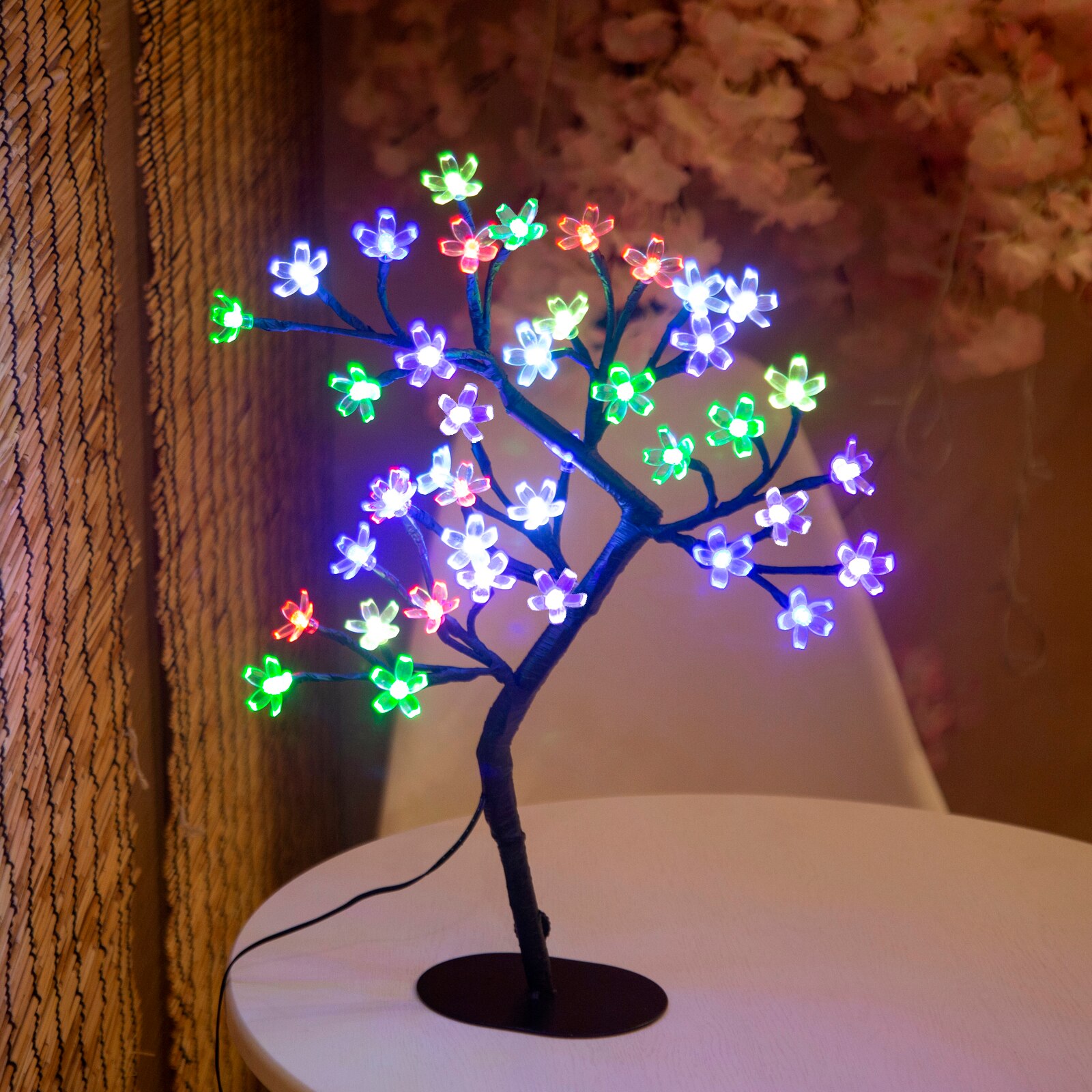 Luz de árbol de flor de cerezo - Bonsai Garden Sushi reseña y precio