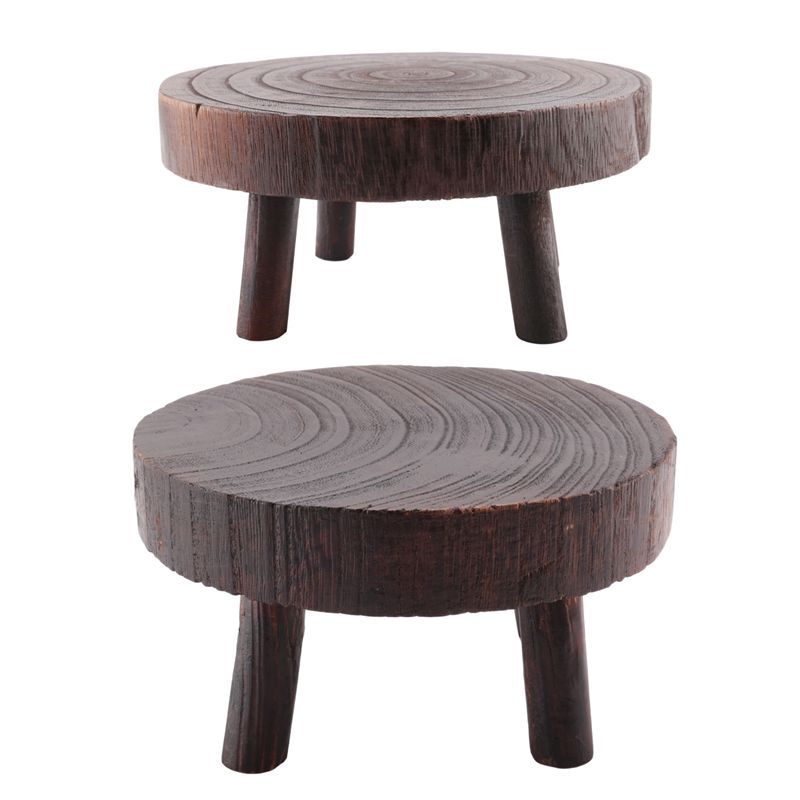 ABHU - Juego de 2 Mini Taburet - Bonsai Garden Display Stands reseña y precio