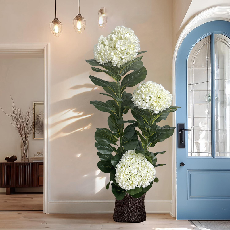 Árbol de Hortensias Artificial - Bonsai Garden Sushi reseña y precio