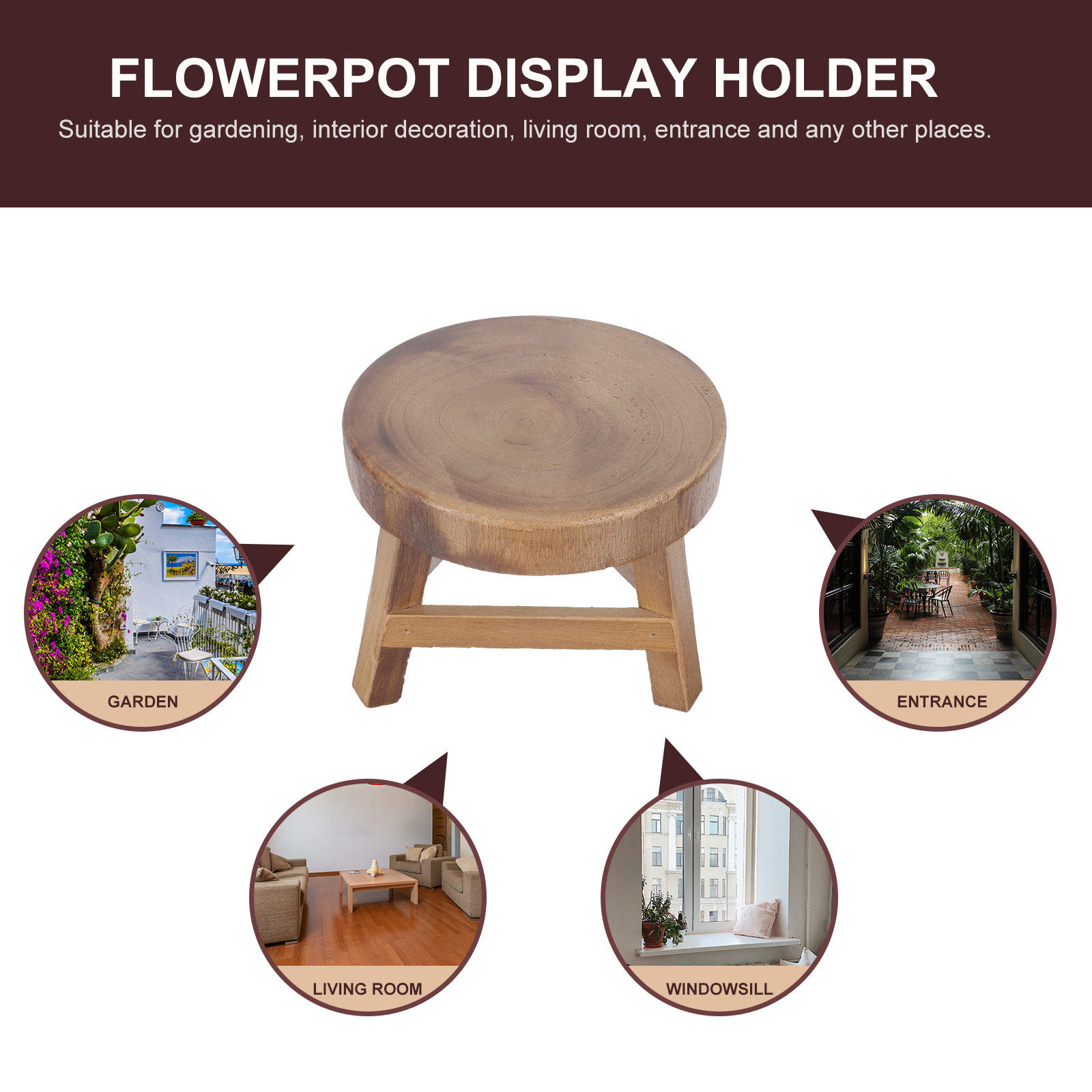 1 Pieza de Soporte de Madera p - Bonsai Garden Display Stands reseña y precio